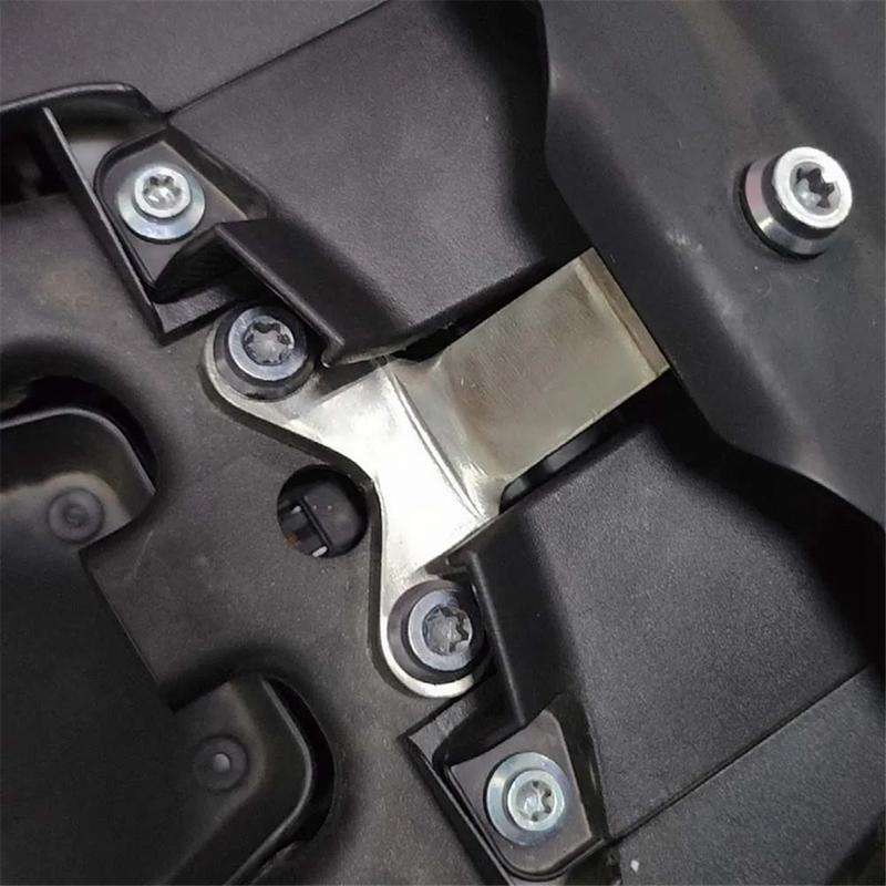

#606K Motorcycle Rear Luggage Rack Reinforcement Bracket for VOGE DS525X 525DSX DSX525 DSX 525 DSX (Silver)