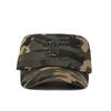 Camouflage Flat Top Hat Men's Outdoor Cotton Sun Hat