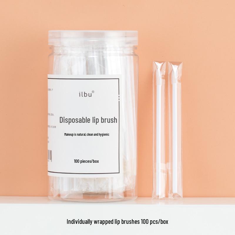

Набор из 100 одноразовых кисточек для губ: Портативные кисти для макияжа для помады, бальзама и блеска - Идеально подходят для мужчин, женщин и начинающих 25 pieces/bag
