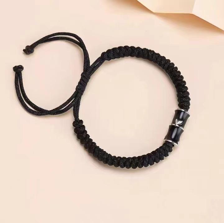 Blue Beaded Chic Bracelet For Couples Copper Material With Plated Finish