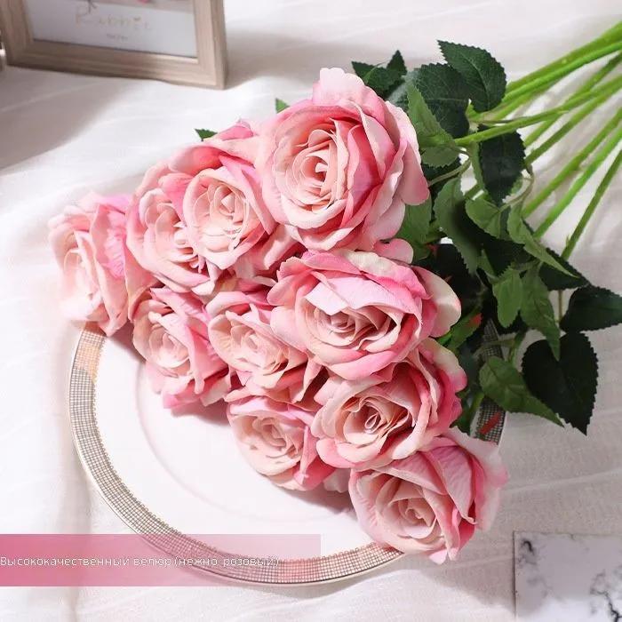 Artificial Flowers Flum 24 pcs white