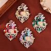 Exquisite Cat Brooch Light Luxury Jewelry Accessories Imitation Rhinestone Brooch  Party Favors