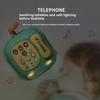1Pcs Toddler Learning Toy With Lights Cat Telephone Story Early Education Montessori Gift Baby 3-In-1 Musical Phone Toys