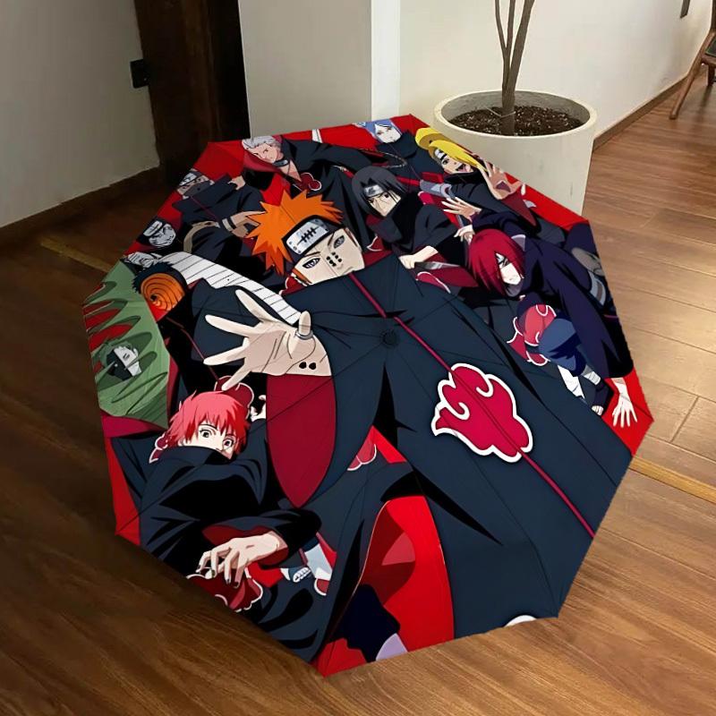 

1pc Akatsuki, [Self-Opening Umbrella] Sturdy Metal Structure & Shaft, Compact Foldable, Suitable for All Seasons, Ideal for Ho (as the picture,Iron&8K)