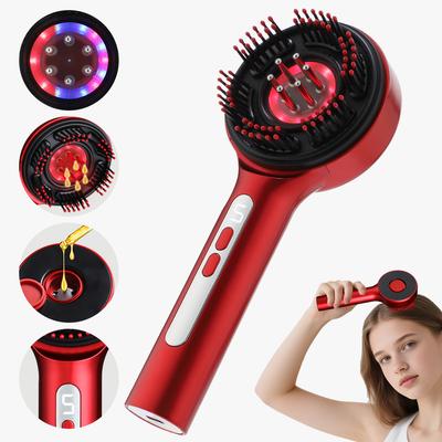 Electric Scalp Massage Comb Scalp Massaging Brush Head Massager 5 Levels Anti Hair Loss Massage Comb Hair Oil Applicator