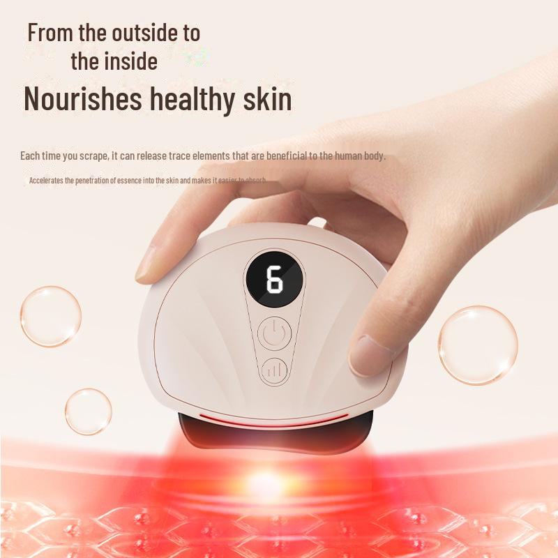 Aparat electric de masaj facial cu Bianstone și perie meridiană