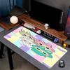 Labubu Print Mouse Pad, Anti‑Slip Desktop keyboard Mat, for PC Laptop Gaming Working Daily Use, Cool Festival Surprise Gift