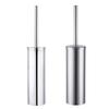 304 Stainless Steel Wall-Mounted Toilet Brush Set with Base