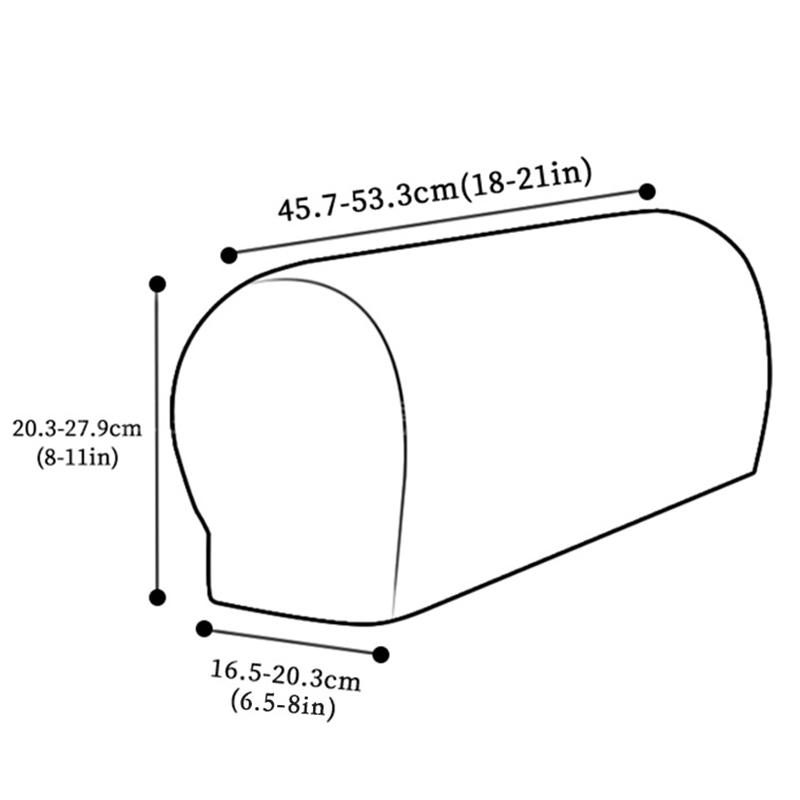 2Pcs Sofa Armrest Covers Elastic Armchair Arm Covers Soft Polyester Arm Caps Anti-Slip Furniture Protective Covers For Chairs
