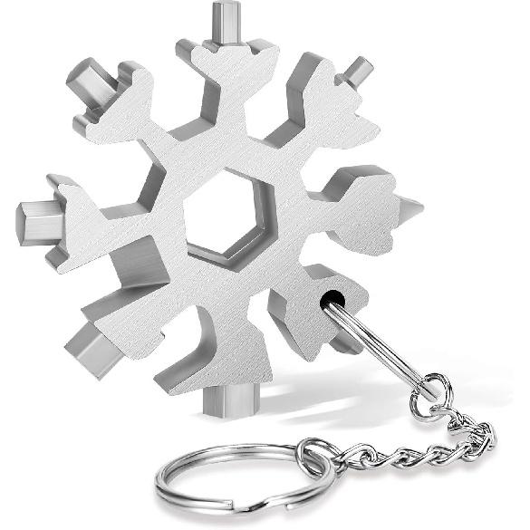 Снежинка 18-в-1 Мультитул, Портативный Нержавеющий Мультитул, Компактная Снежинка