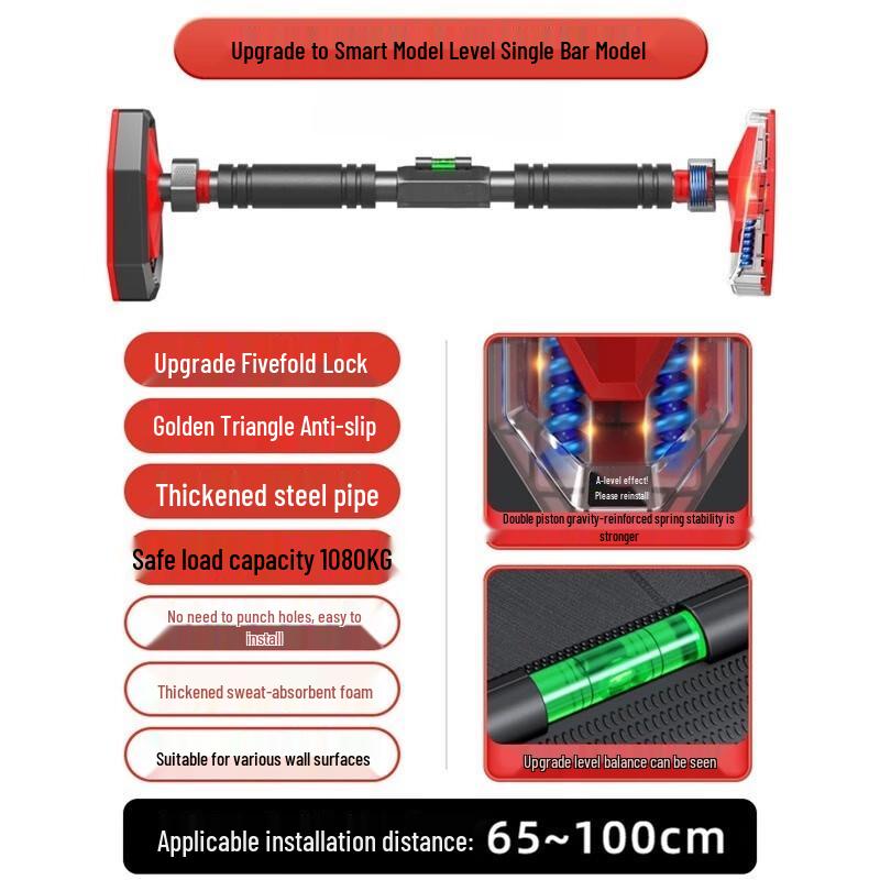 Upgraded Anti-Slip Indoor Door Frame Pull-Up Bar