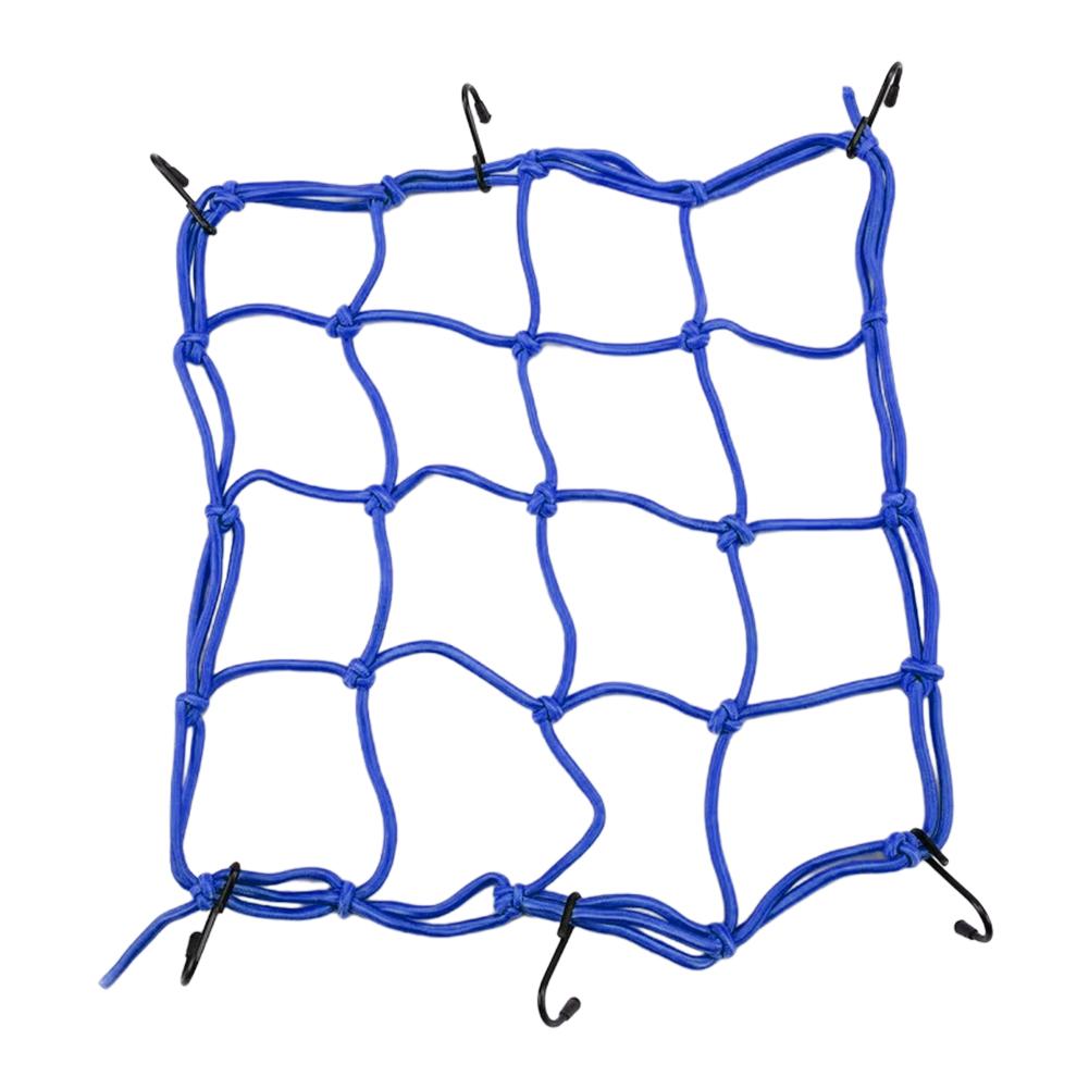 Adjustable Motorcycle Elastic Luggage Net With Hooks: 30x30cm Sizes For Cargo/Helmet Fixing Mesh – Also Fits Bike Fuel Tanks