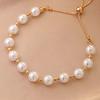 Elegant Elastic Imitation Pearls Bracelet Pull-out Handchain Unique Everyday Wear Wrist Jewelry Accessory For Girls