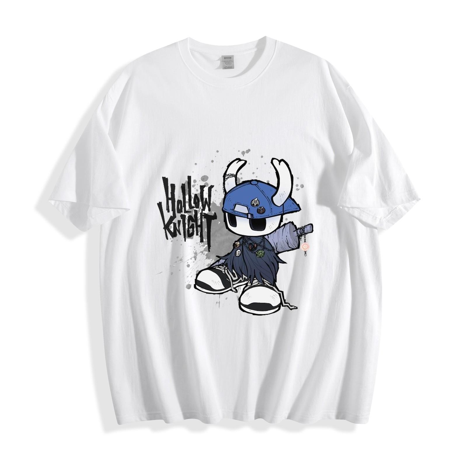 Hollow Knight Street Graffiti T-Shirt - Cap Knight Chibi Pose Design Unisex Tee M