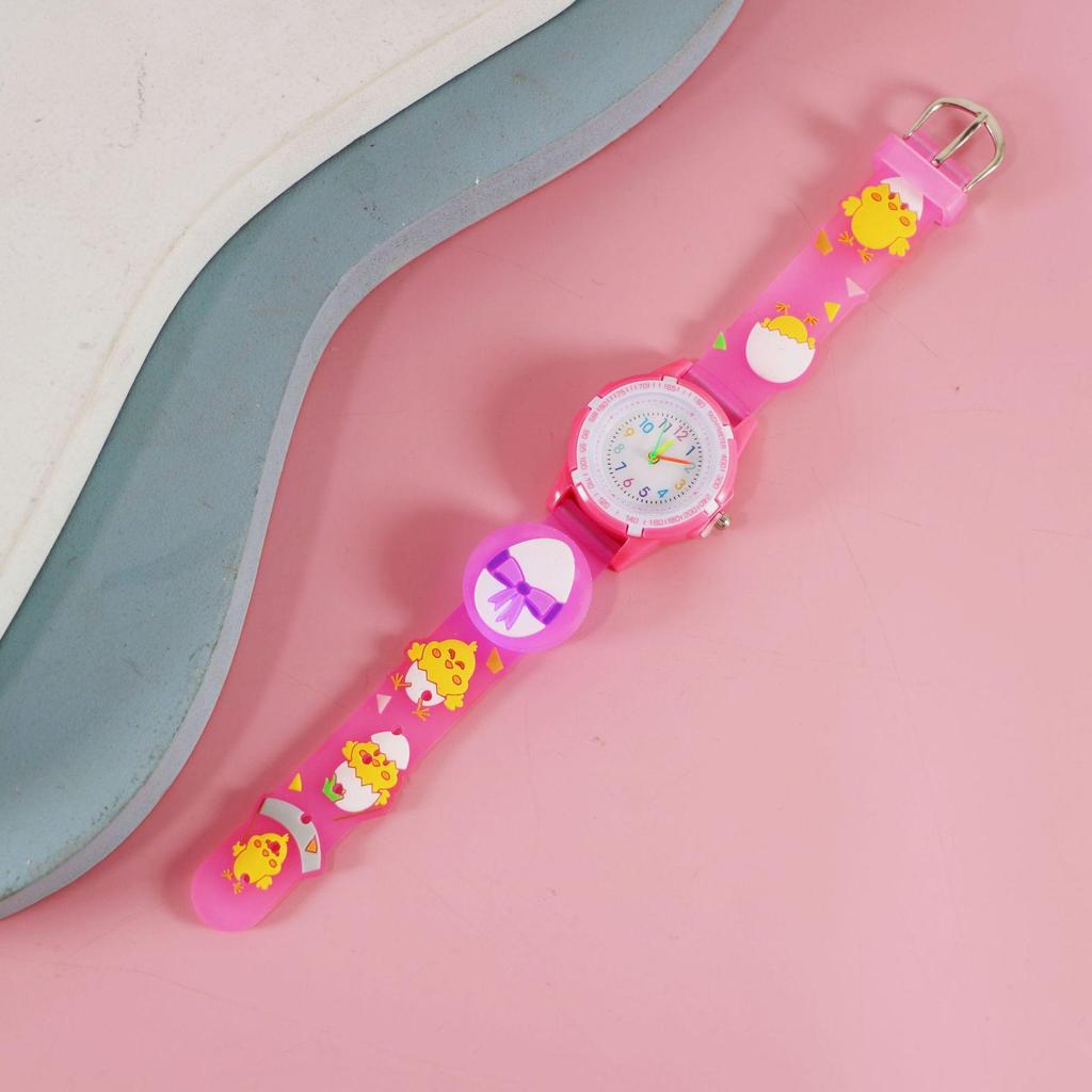 Cartoon Luminous Strap Children's Watch - Creative Birthday Gift for Elementary School Students