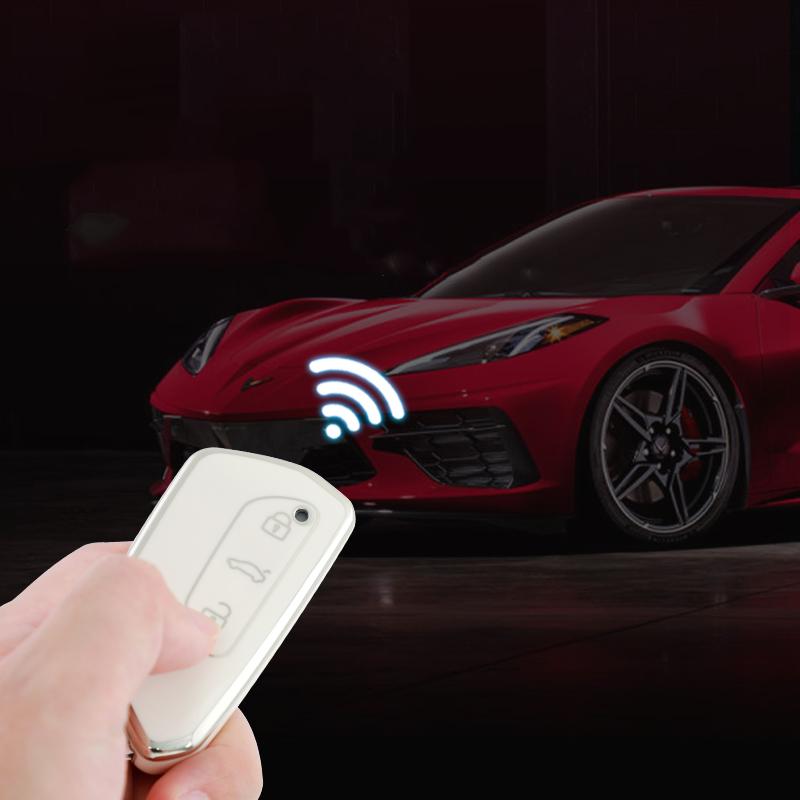TPU Car Remote Key Case Cover Shell Fob For VW Volkswagen Golf 8 2020 Skoda Octavia A8 2021 SEAT Leon MK4 Accessories