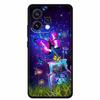 For Oppo Reno15 5G Case 6.59" Cute Cat Balck Edge Soft Silicone Wolf Phone Back Cover For Oppo Reno 15c 5G Protective Lion Funda