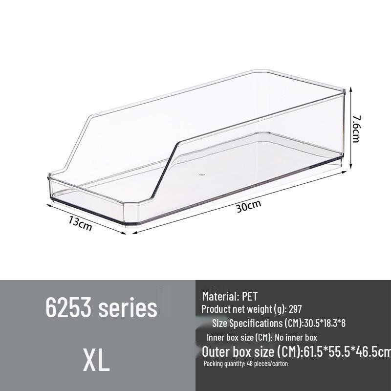 Food-Grade Refrigerator Storage Box with Lid for Kitchen Items