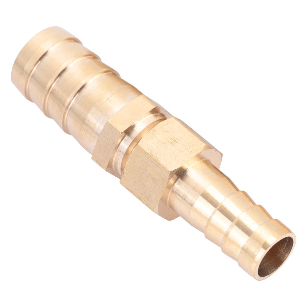 Brass Fitting Hose Barb Tail Reducer Reducing Plug Connector(10mm 12mm 2pcs )