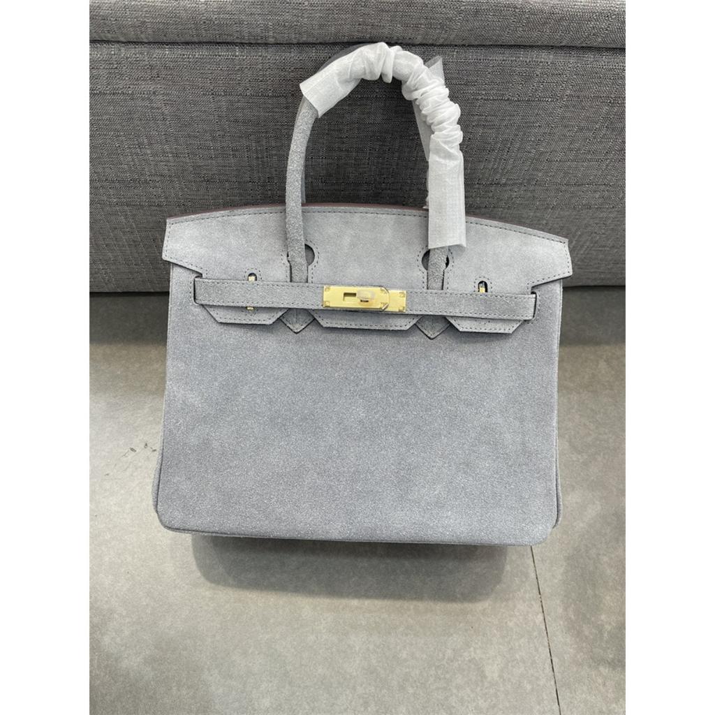2024 Herbst und Winter neue Leder Damen Tasche matte Leder Wildleder Platin Tasche tragbar Schulter schräg über Körper Tasche