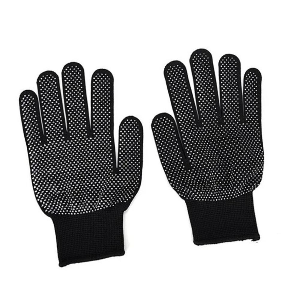 Non-Slip Heat Avoid Gloves Professional Hair Styling Gloves Flat Iron Gloves Salon Use