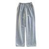 Pantaloni Denim Casual Trendy a Gamba Dritta Autunno e Inverno Larghi Hip-hop Giovani Street Jeans Pantaloni a Gamba Larga Pantaloni Y2k da Uomo