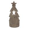 Hill Interiors Metal Tree Christmas Candle Holder