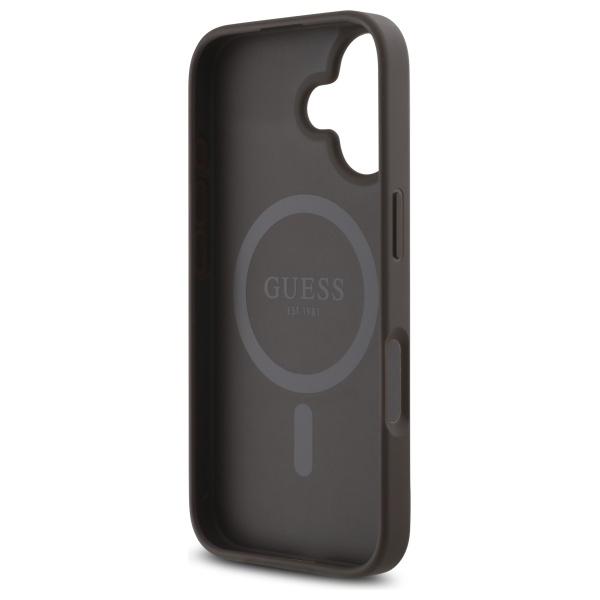 Guess Guhmp16Sp4Sm4Mw Iphone 16 6.1     Brązowy/Brown Hardcase 4G Small Classic Magsafe
