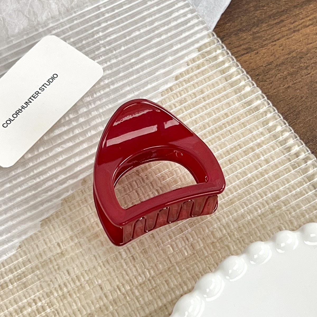 

Усовершенствованная заколка-краб для волос треугольной формы для густых волос - Стильные аксессуары для женской прически полупучок