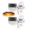 31BC Energy Saving Double Color Trailers Truck Side Marker Lights With Sturdy ABS Housing And Universal Mounting Brackets