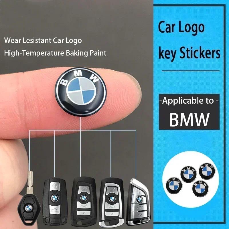 11mm Car Remote Key Fob Emblem Badge Radio button Sticker For BMW F10 E90 F20 E46 E60 E70 E39 E36 E87 X7 E92 E91 E28 X3 G11 X5 6 GR5