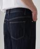 MUSINSA STANDARD Linen-Like Wide Denim Pants [Deep Indigo]