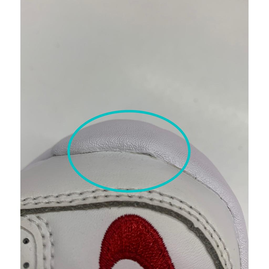 Pre-owned NikeAir More Uptempo White Varsity Red Outline GS 2021 DJ5988-100-P26084063193350