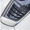 For KIA Forte K3 2013 2014 2015 2016 2017 2018 ABS Rear Window Louver Scoop Cover Side Vent Trim Car Adhesive Accessories Parts