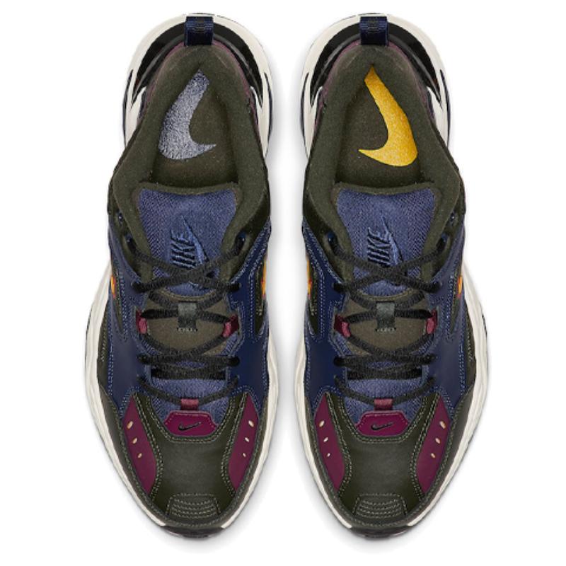 Nike M2K Tekno Midnight Navy Bordeaux Chunky Sneakers AV4789-401