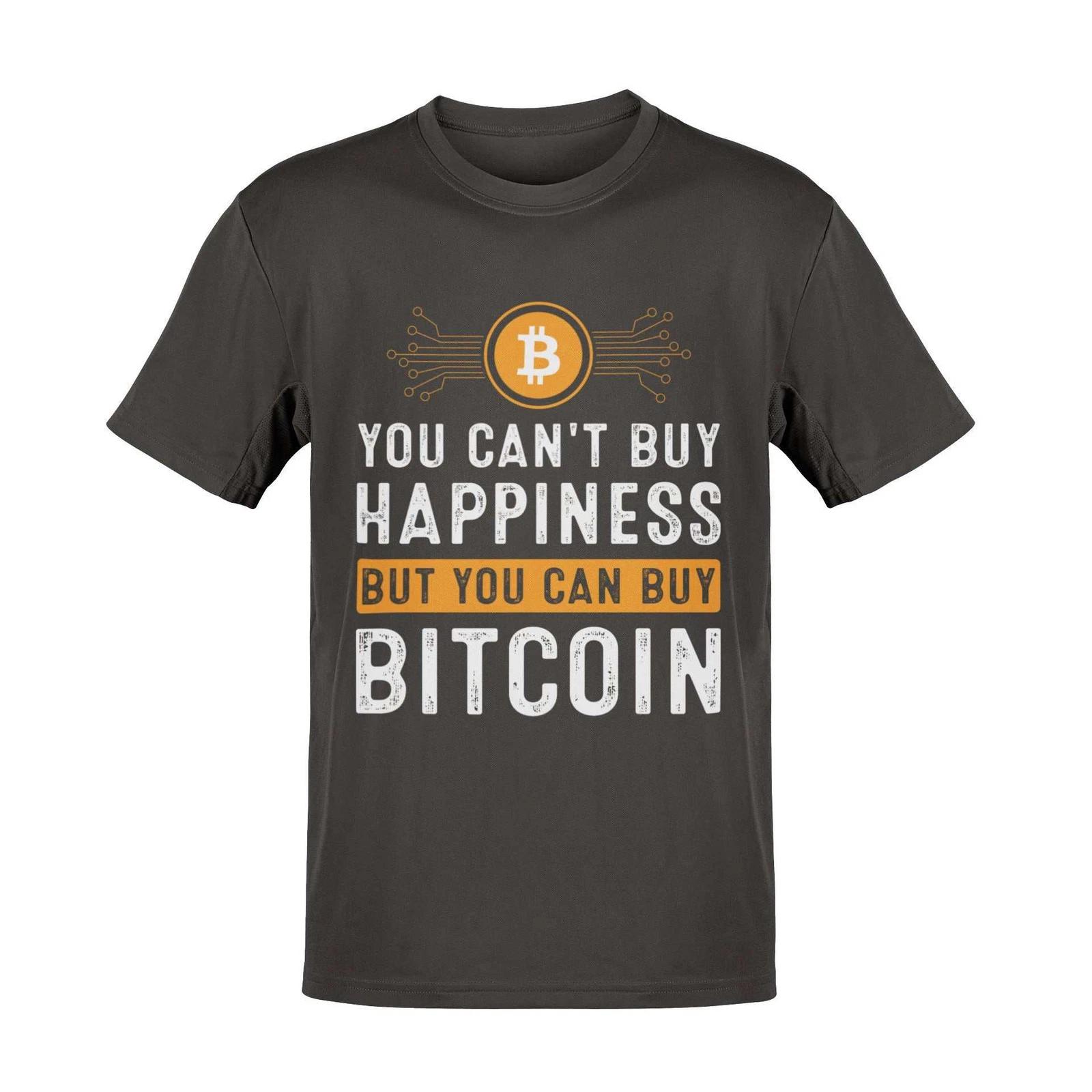 You Can’t Buy Happiness But You Can Buy Bitcoin - Crypto T-Shirt for Traders S