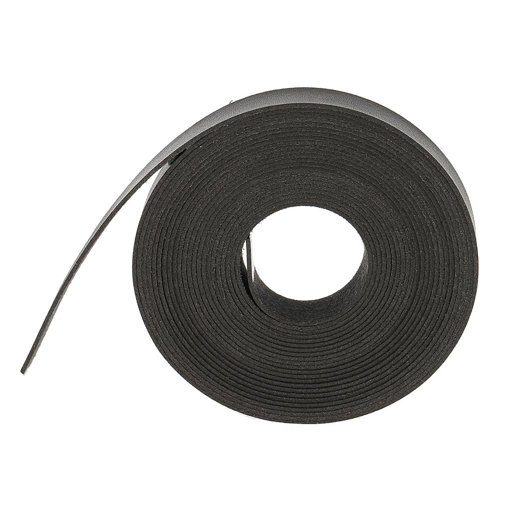 2x Leather Cord, Flat Strap, Belt Leather, Strip - 5 Meters 20mm