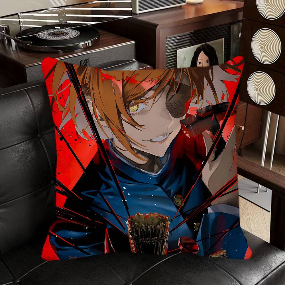 Kugisaki Nobara Anime Pillow Case Square Pillow Bedroom Sofa Leisure Comfort Cushion Car Home Decoration