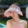 Summer Wide Brim Sun Hat With Foldable Design For Women Outdoor Sun Protection