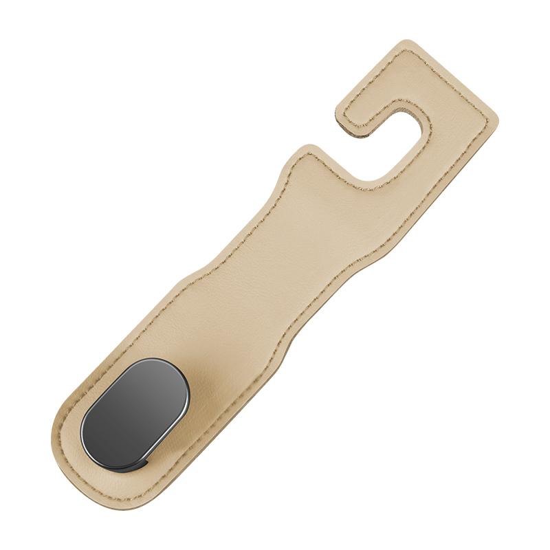 Car Leather Hook Seat Back Car Interior Decoration Supplies Multi-Functional Storage Folding Hang Hidden Hook