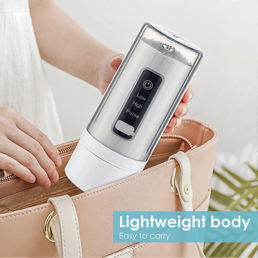 Portable 4-Head Electric Water Flosser, Adjustable 60-120 PSI Dental Irrigator for Tartar Removal Oral Hygiene