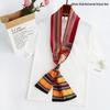 Imitation Silk Long Narrow Scarf