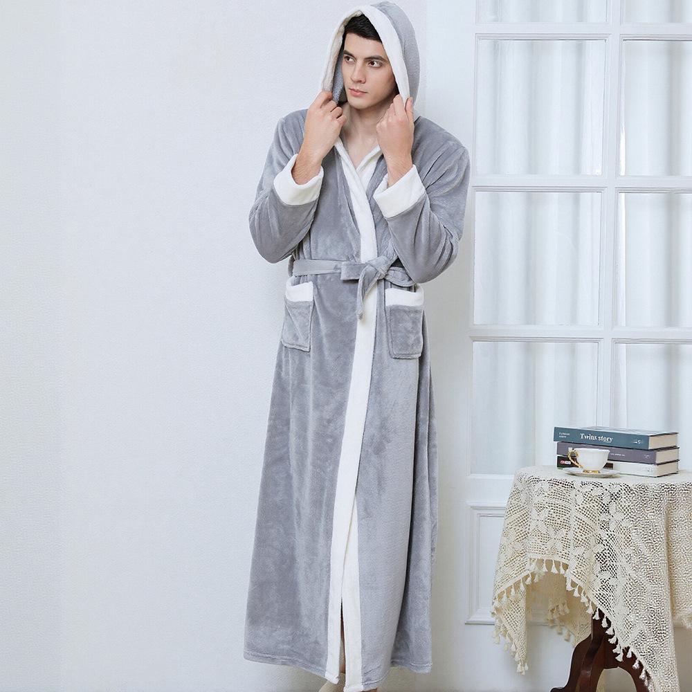 Autumn/Winter Ladies Long Nightdress - Cross-Border Fashion