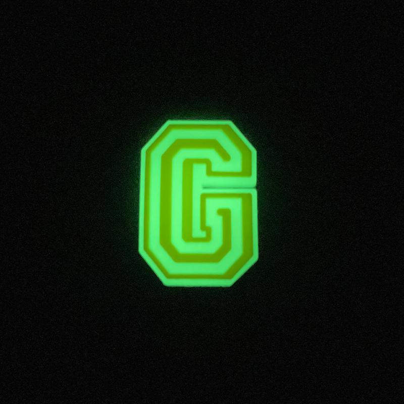 New Glow Letter Shoes Charms for Clog Sandals Shoe Charm Decoration 0-6 Number Alphabet ABC-Z Letter DIY Shoes Pins for Men Wome