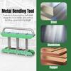 Portable Rolling Bender 0-90 Bending Angle Labor Saving Metal Brake Wear Resist For Rain Diverter & Making Folding Edges
