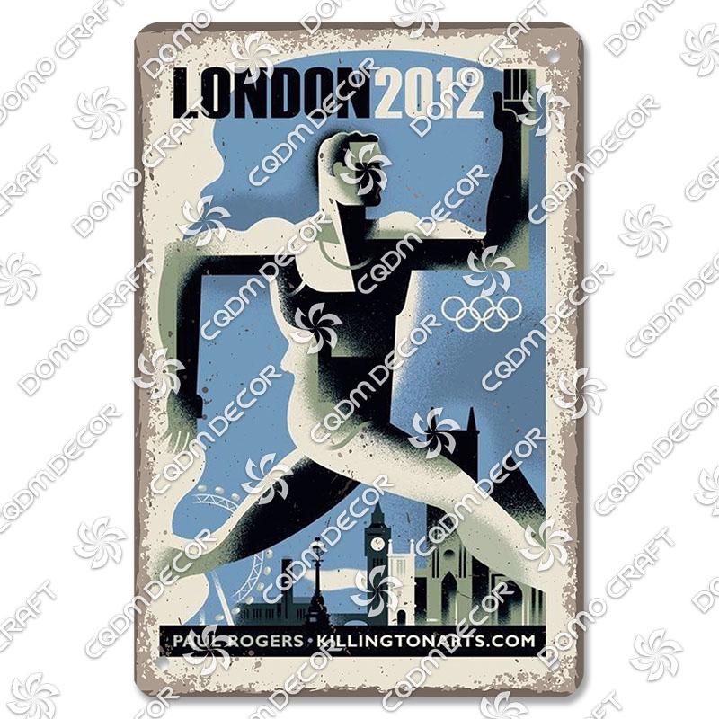 Run Race Poster Metal Plate Runner Run With Your Heart Running Shoes Metal Tin Signs Retro Wall Decor Club Gym Living Room Home