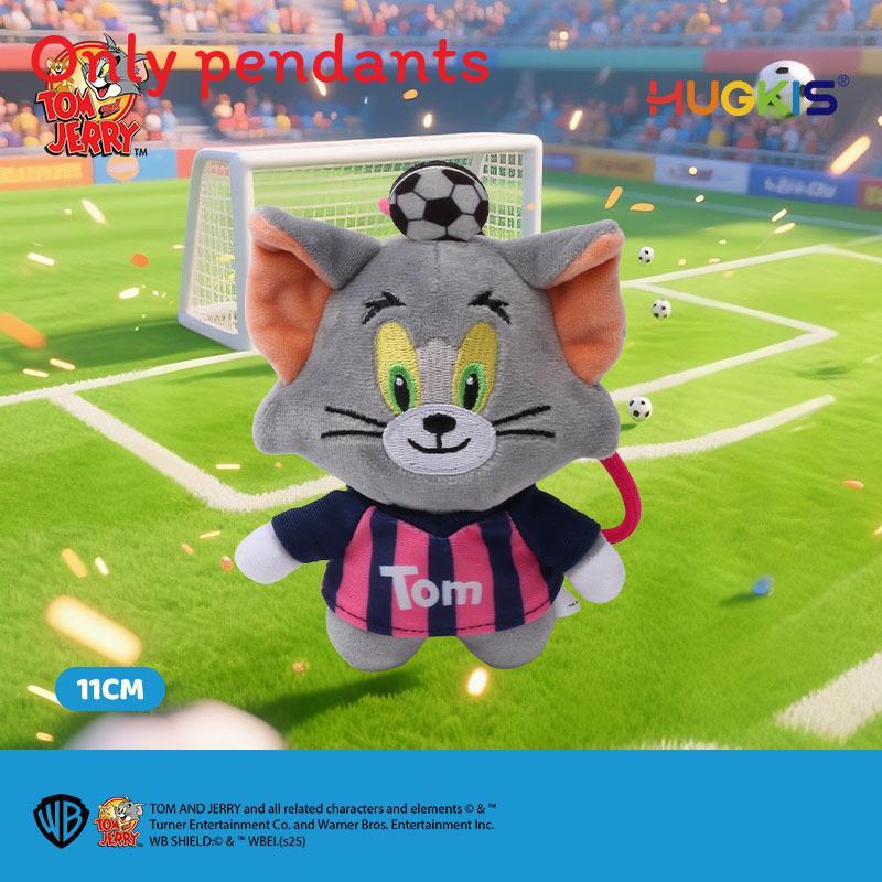 Tom And Jerry Sports Series Plush Keychain With Cartoon Characters For Collectors