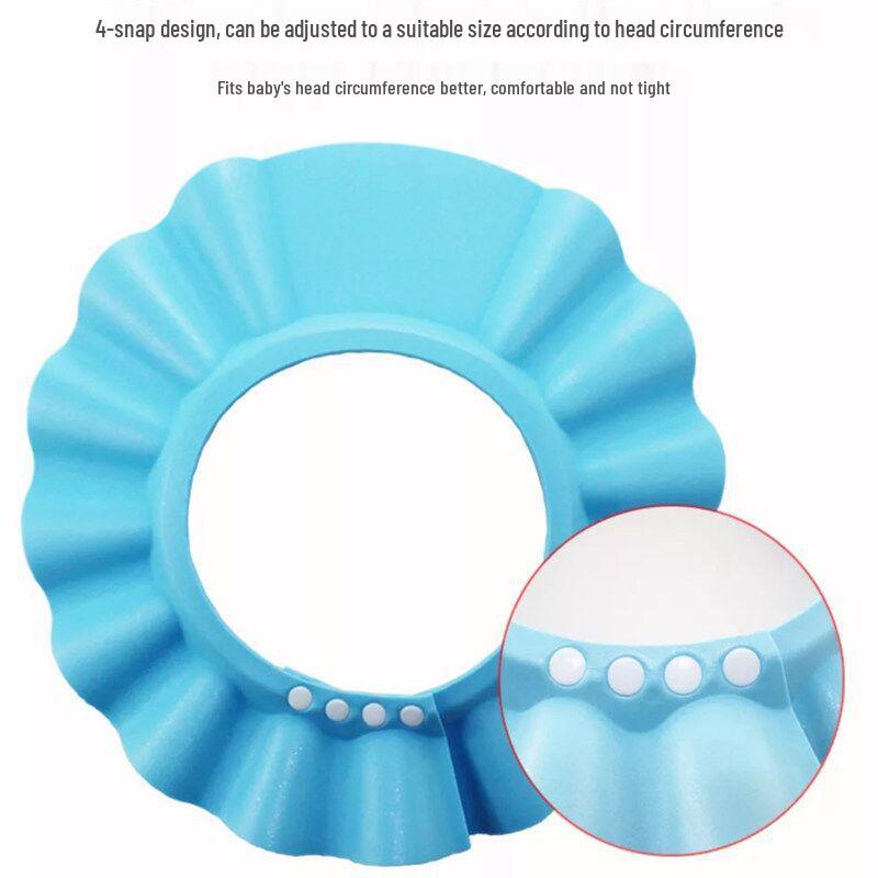 Adjustable Waterproof Baby and Toddler Shampoo Cap with Ear Protection