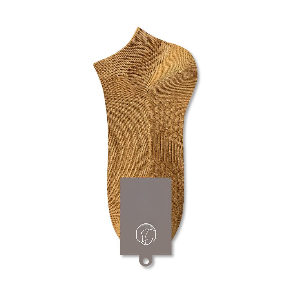 

Мужские летние тонкие хлопковые антисептические влагопоглощающие сетчатые дышащие короткие хлопковые носки 1 pair