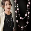 Pearl Clothes Pendant Accessories Necklace Women'S Sweater Chain 2022 Trendy Long Style Niche Autumn And Winter